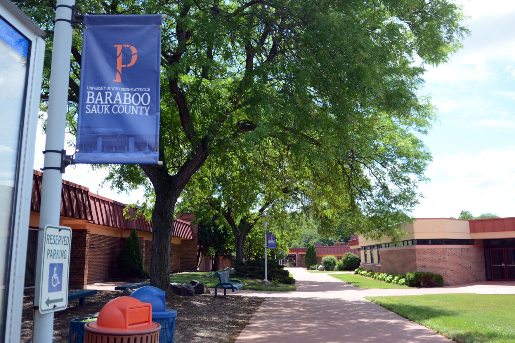 UW-Baraboo campus June 23, 2020